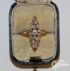 Кольцо "Маркиз" с бриллиантами